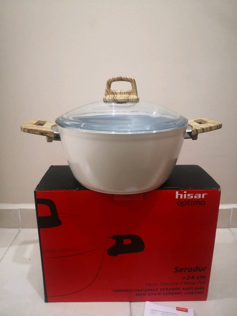 hisar seramik derin tencere 24 cm - 4