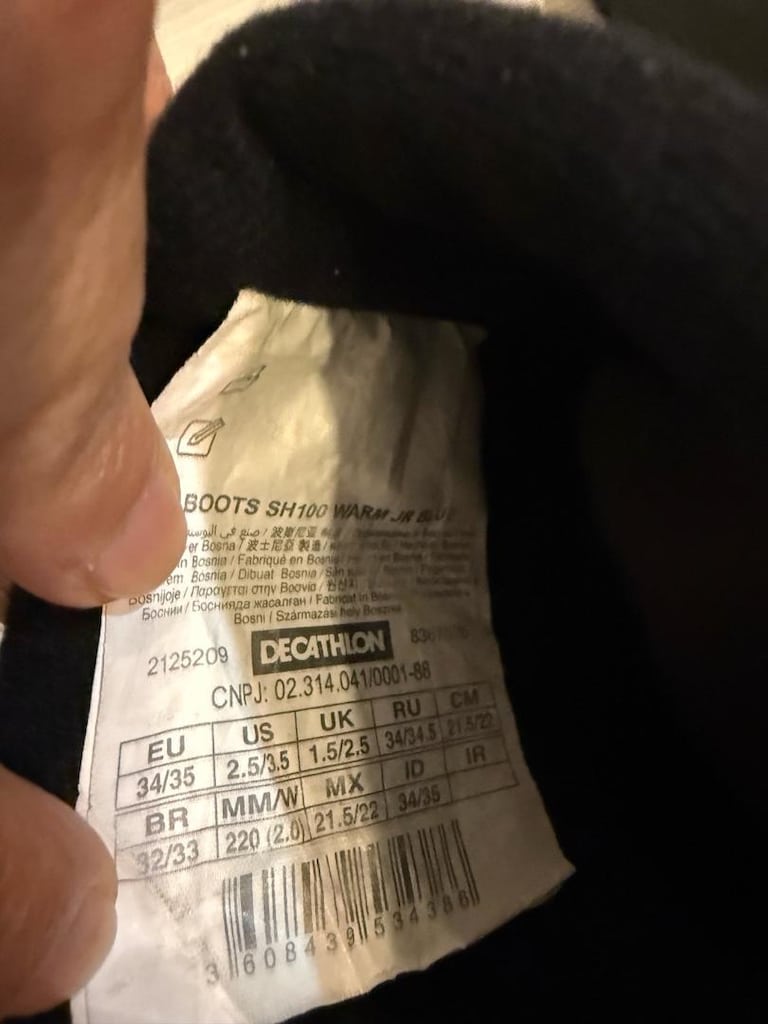 Decathlon Quechua Çocuk Outdoor Kar Botu - Su Geçirmez - Mavi - SH100 - 6