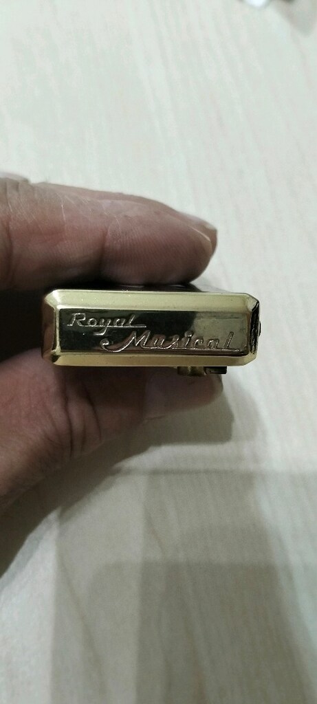 Royal müzical vintage çakmak.Kolleksiyonluk - 4