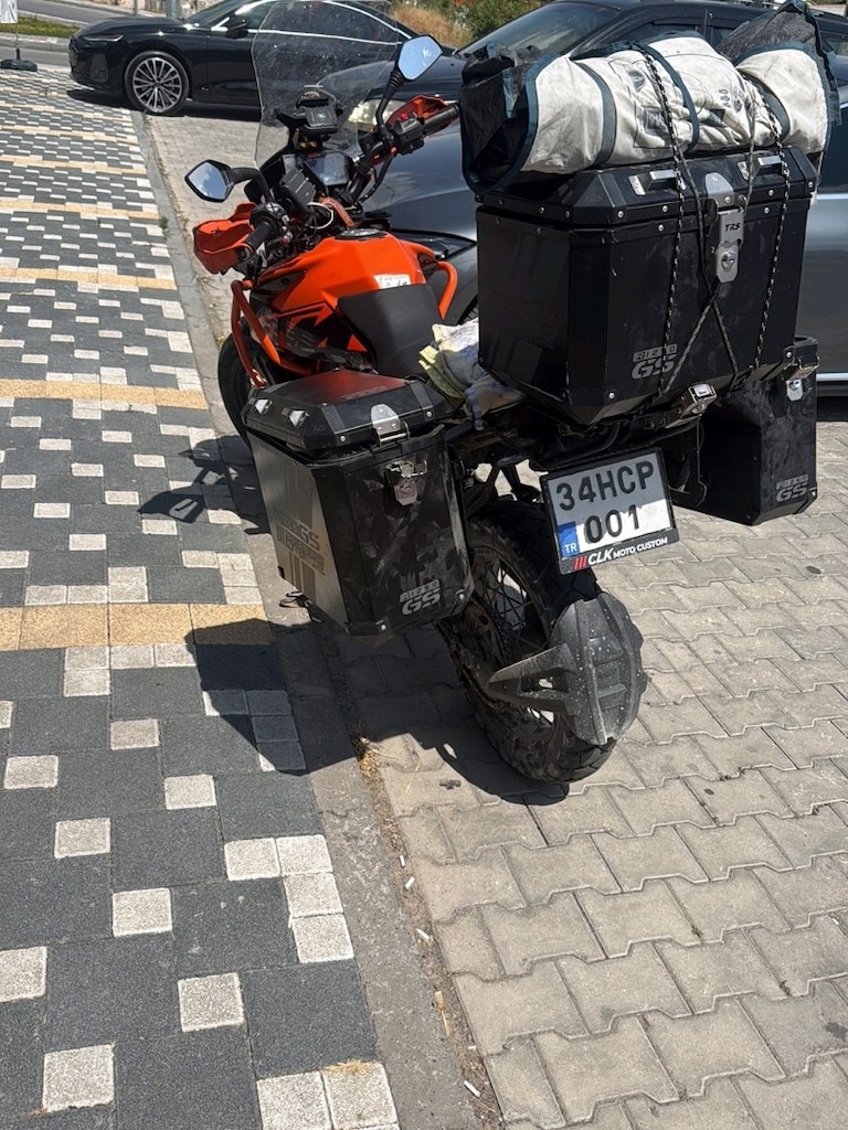 KTM 390 ADVENTURE HATASIZ TEMİZ ÇANTA SET DEMİRLERİ İLE BERABER - 4