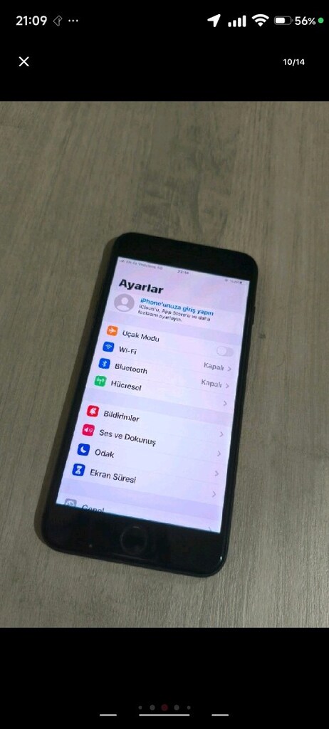 İPHONE 8+PLUS 64GB PİL 100 HET AKSANI ÇALIŞIYOR TERTEMİZ SORUNSUZ - 9