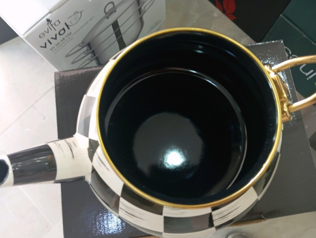 Acar emaye çaydanlık takımı - 4
