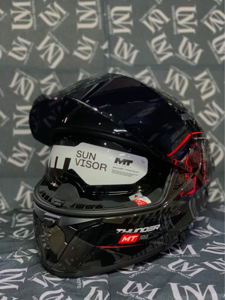 MT THUNDER GÜNEŞ GÖZLÜKLÜ FULLFACE KASK - 2