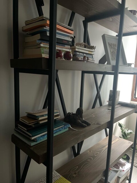 Masif Ahşap Kitaplık