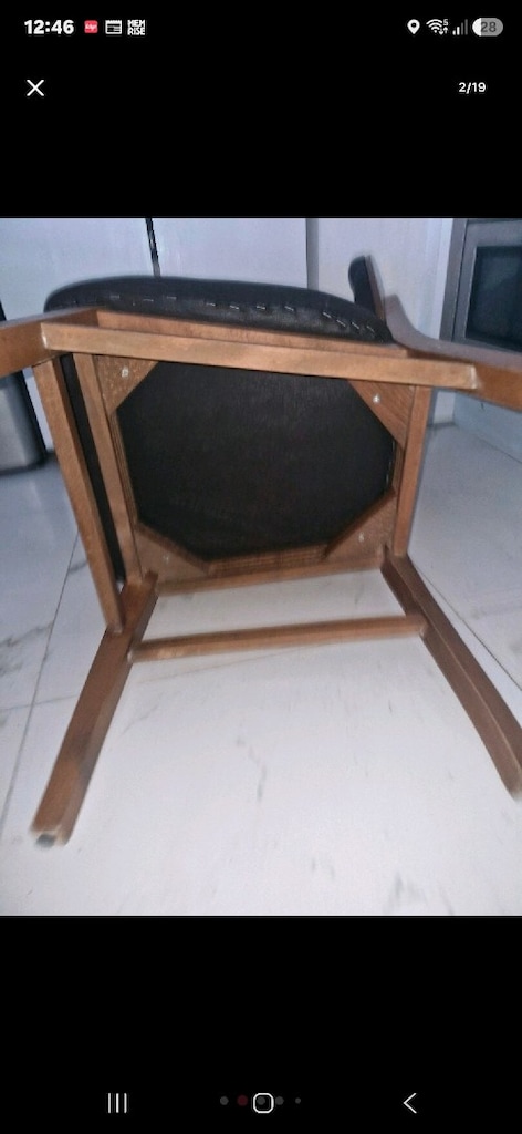 Ahşap Yemek Masası 70 x 120 cm - 4