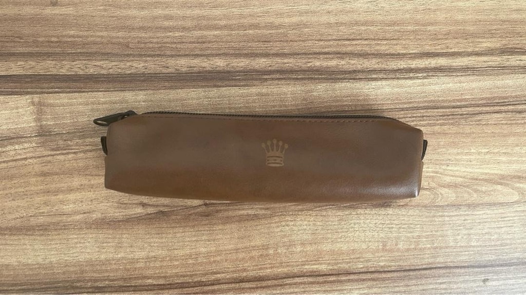 Ozpack kahverengi deri özel vezir baskı