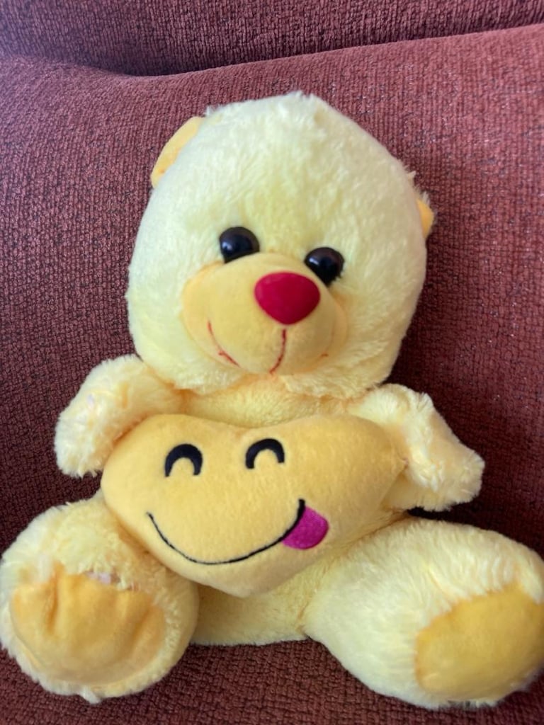 peluş ayıcık sarı renkte - 2