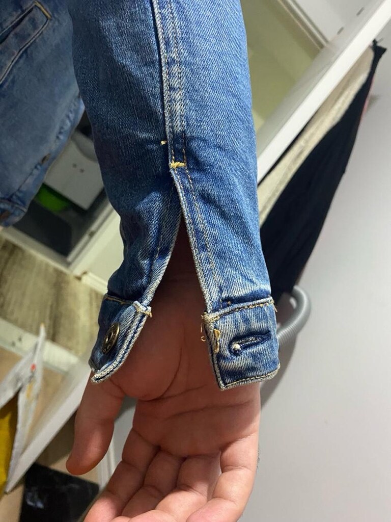 Lee cooper içi kürklü kot mont - 8