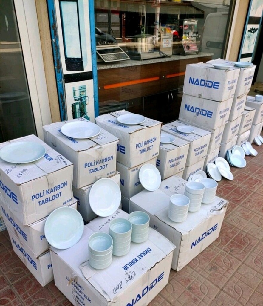melamin tabak melamin tabldot servis tabağı çorba kasesi meze tabağı - 7