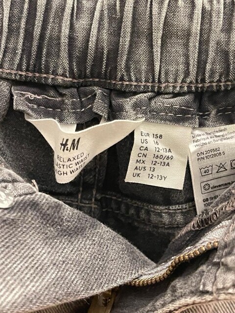 H&M RELAXED 12-13 YAŞ KIZ ÇOCUK PANTALON