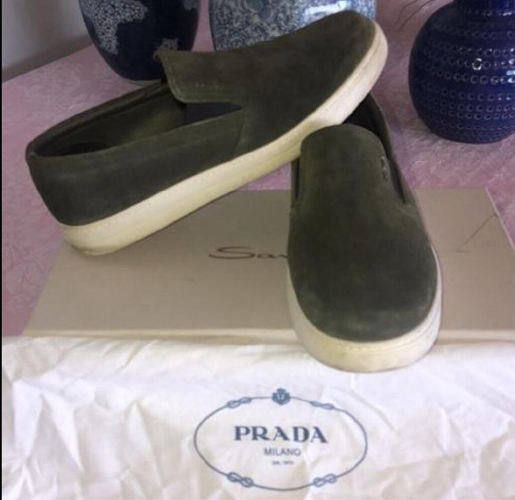 PRADA süet haki Ayakkabı