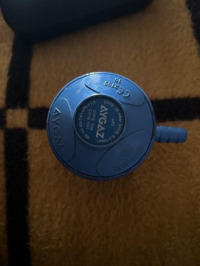 Aygaz Tüp dedantörü Yenidir. - 2