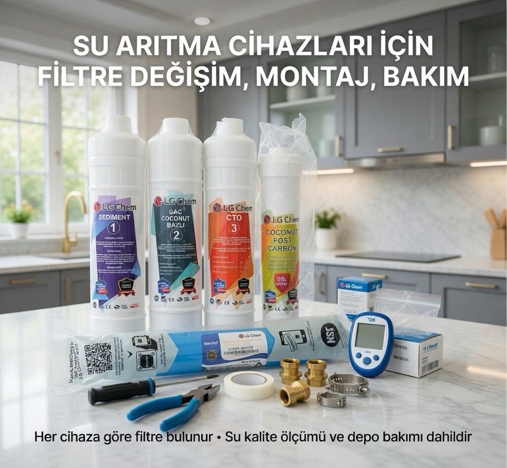SU ARITMA CİHAZLARI FİLTRE DEĞİŞİMİ KAMPANYASI- MONTAJ DAHİL 1.700 TL. - 14