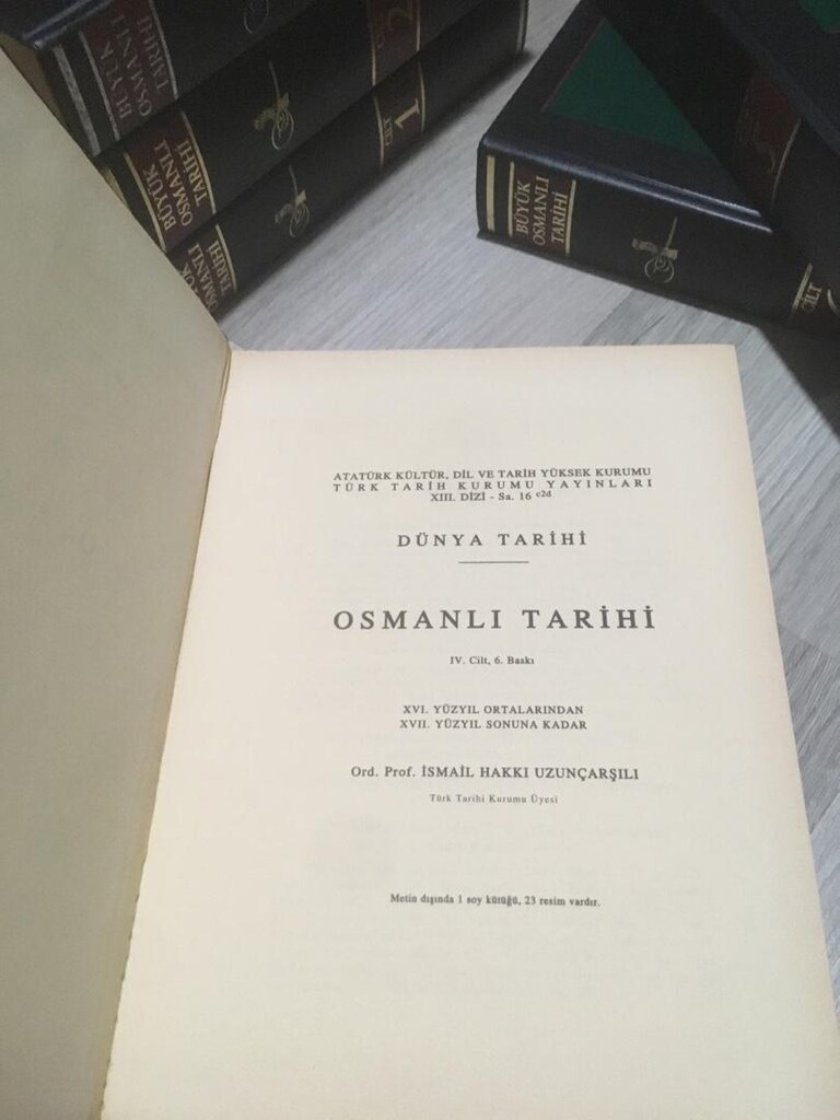 İsmail Hakkı Uzunçarşılı - Büyük Osmanlı Tarihi (6 Cilt Takım) - 4