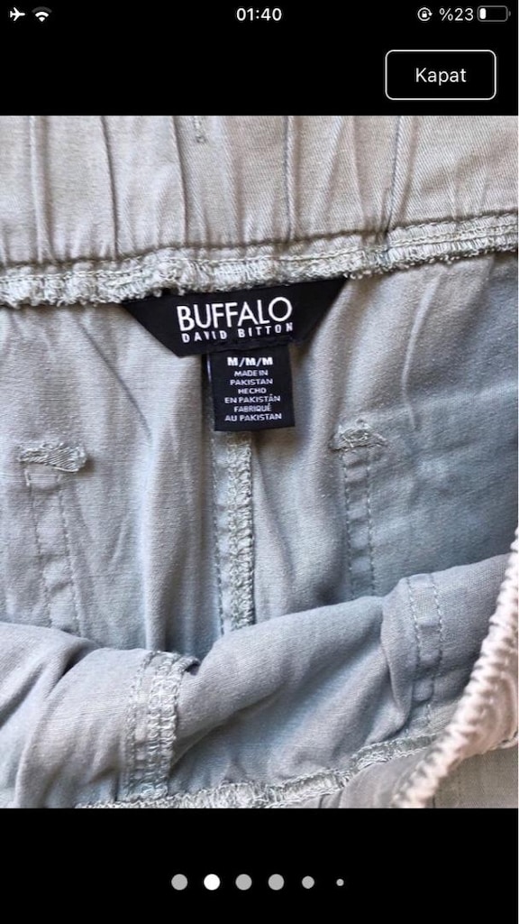 ABD'den Buffalo erkek kargo pantolon - 2