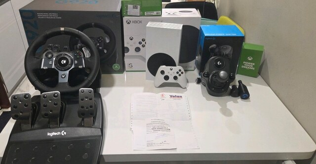 Sıfır Ayarında Xbox Series S 512 SSD + G920 Direksiyon + Shifter