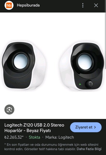 Logitech z120 ses sistemi