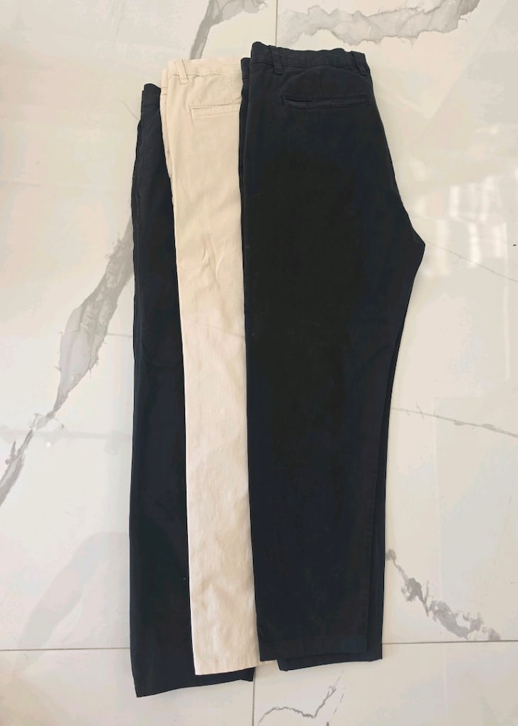 Zara Siyah,krem 3 adet Pantolon - 9