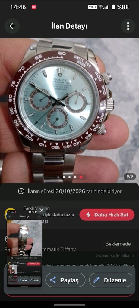 Rolex Daytone Otomatik - 7