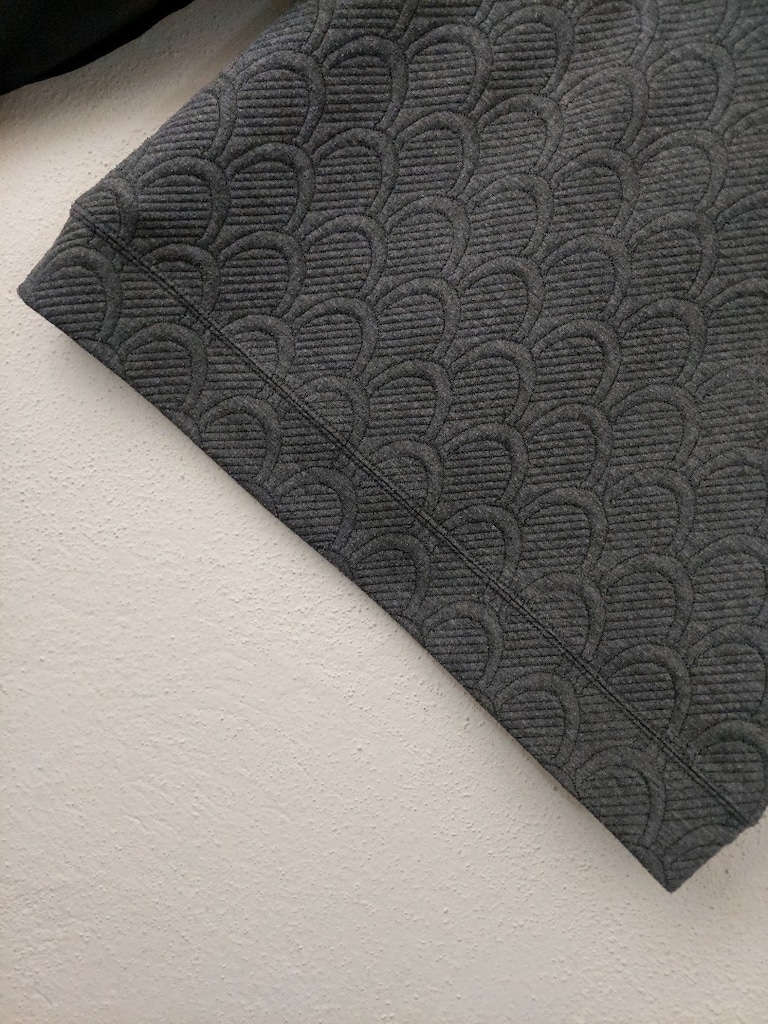 Balık pulu dokulu şifon kollu sweatshirt - 6