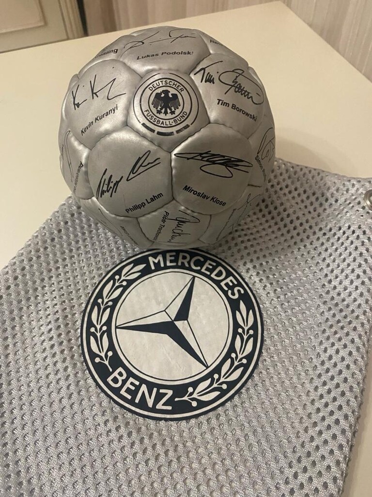 mercedes imzalı top