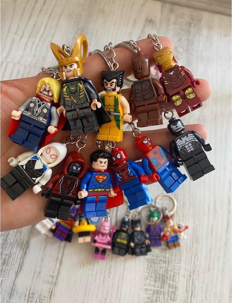 Lego Figürlü Anahtarlık Seti - 17