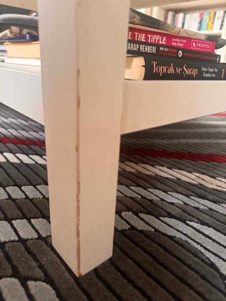 IKEA HEMNES Masif Ahşap Büyük Orta Sehpa 118x75 cm – Beyaz - 2