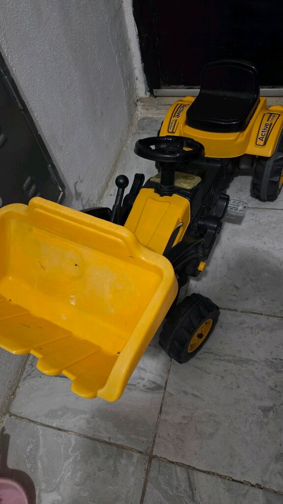 Pedallı traktör kepçe - 5