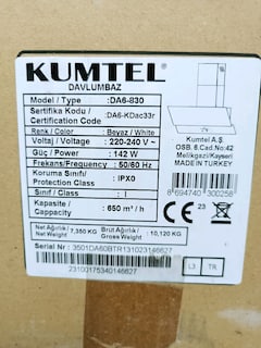 Kumtel ankastre Davlumbaz - 2