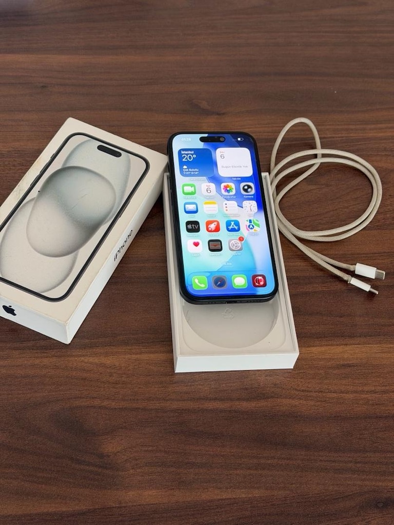 APPLE İPHONE 15 16 AY GARANTİLİ SIFIR GİBİ FULL EKSİKSİZ - 2