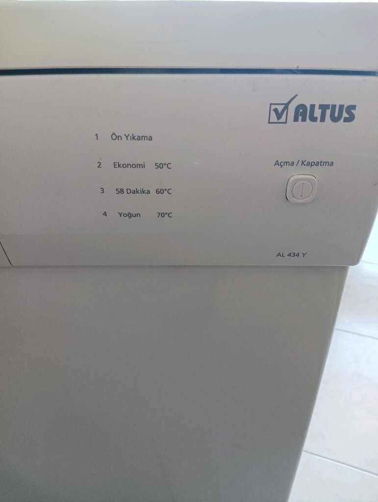 Altus bulaşık Makinesi herhangi bir sorun yok çalışır durumda - 4