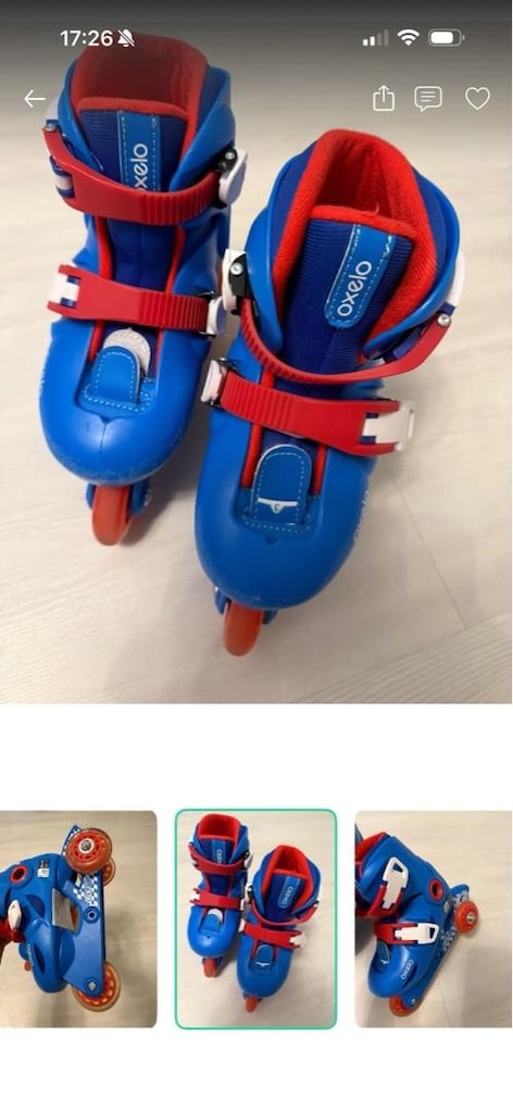 Decathlon Paten 26-28 Numara Temiz çok az kullanıldı - 4
