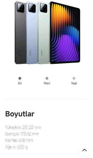 Orijinal Xiaomi Pad 7 Tablet Sıfır