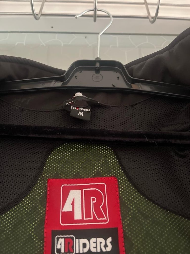 4Riders Rex Pro Korumalı Softshell Motosiklet Montu Siyah - 4