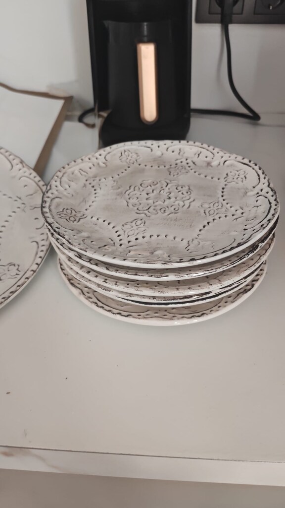 6 Kişilik 7 Parça Tatlı Pasta Tabağı Takımı - 2