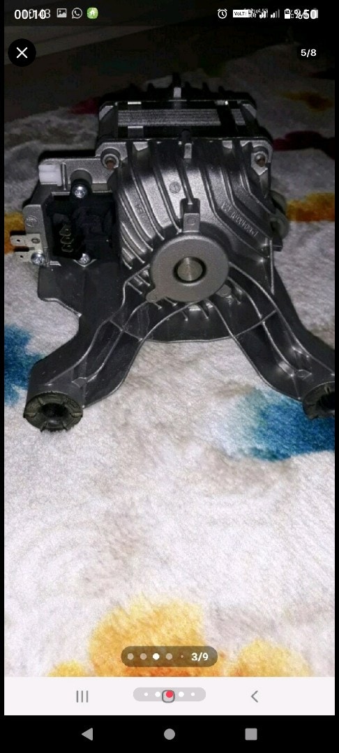 Bosch çamaşır makine motoru 9 kiloluk sağlam çalışır vaziyette - 3