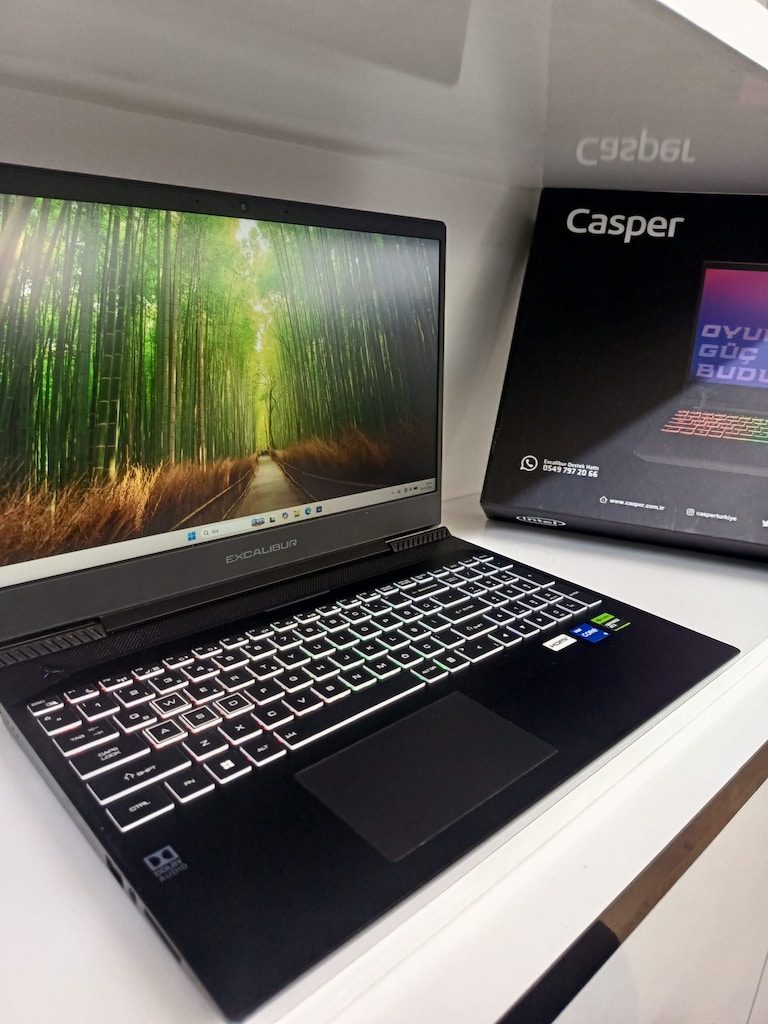 EXCALİBUR G770 GAMİNG İ5 12450H İŞLEMCİ + 3050 4GB EKRAN KARTI - 12
