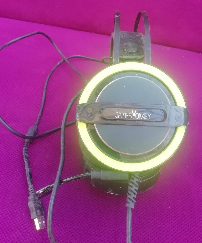 James Donkey gamer kulaklık led ışıklı - 3