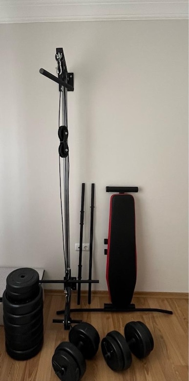 dambıl ağırlık seti,cable calısma istasyonu,bench sehpası - 3