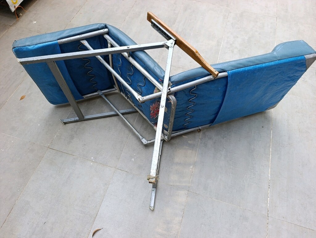 Katlanır Şezlong, çok rahat - Kademeli Yatan Model, Sağlam iskelet - 6