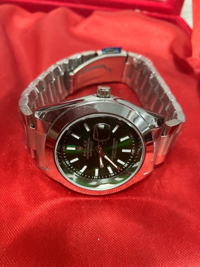 Rolex Oyster Perpetual Datejust Yeşil Kadranlı erkek kol saati… - 4