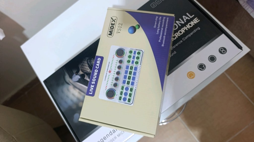 Midex MX-2020 White Power Paket-2 Stüdyo Mikrofon Şarjlı Ses Kartı - 12