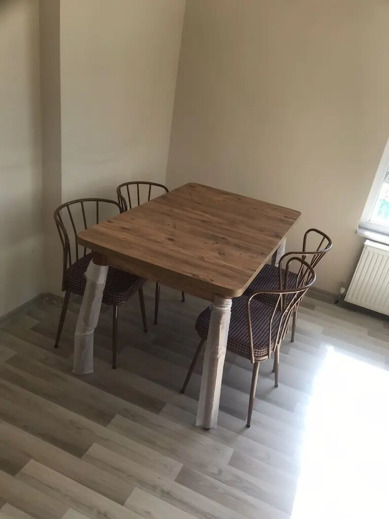 Kaliteli mdf açılabilir yemek masası takımı - 7