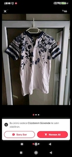 PRADA ERKEK TİŞORT 36/S BEDEN ORJİNAL - 5