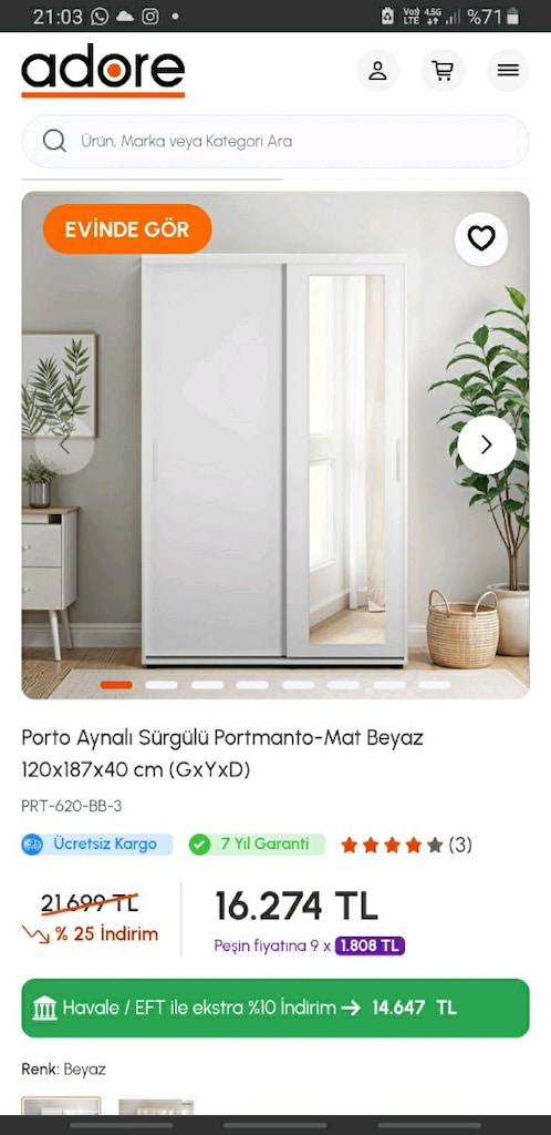 tertemiz sıfır ayarında portpanto ve ayakkabilik - 3