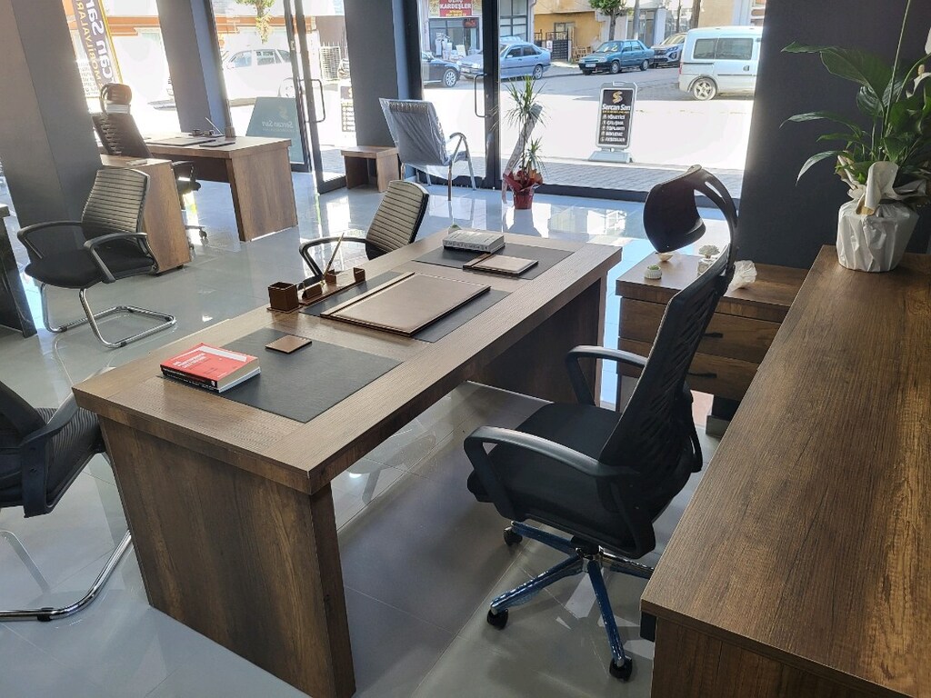 OFİS MOBİLYASI MAKAM ODASI BÜRO TAKIMI KOMPLE SET - 11