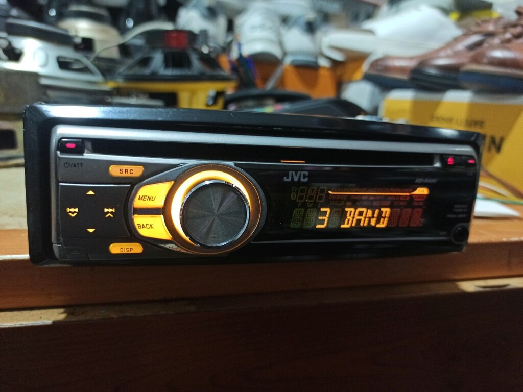 Eski seri tesisat teyibi jvc CD AUX RADYO tek anfi çıkışli oto teyp - 12