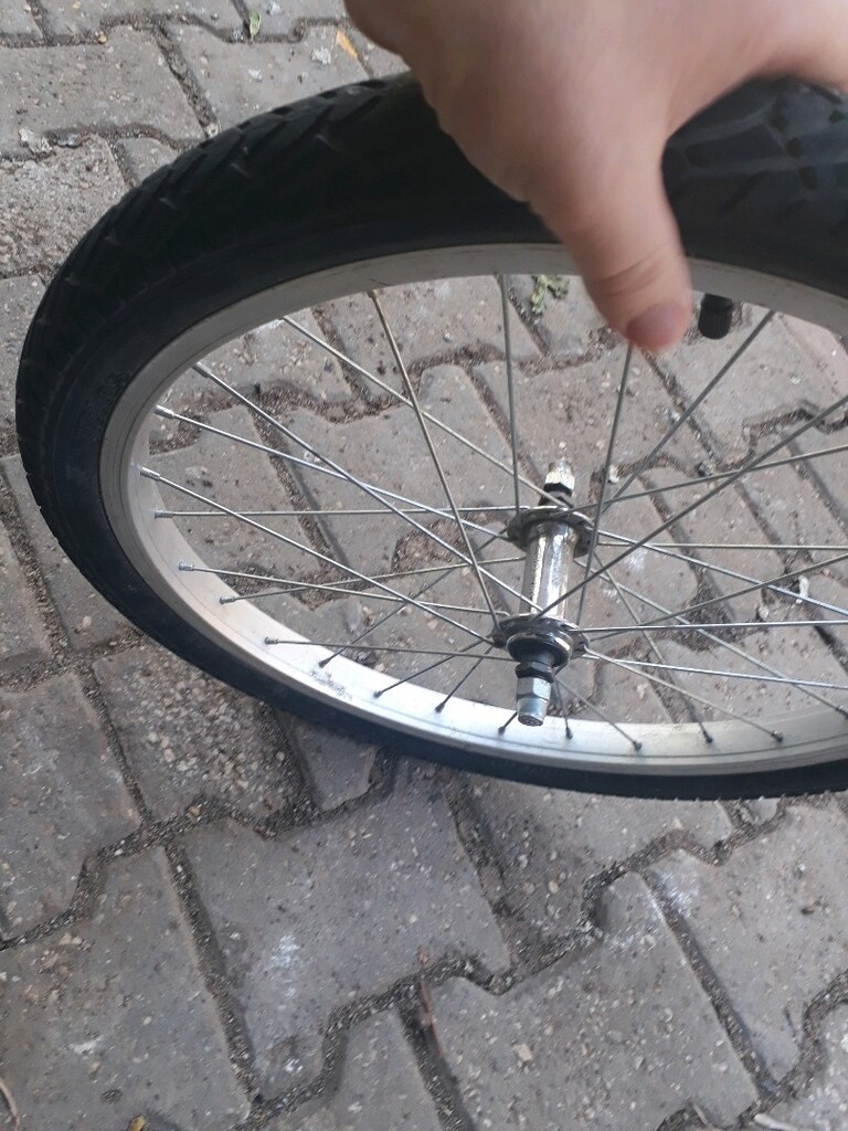 Bmx bisiklet alüminyum ön canti iç dış lastikli 20 numara - 12