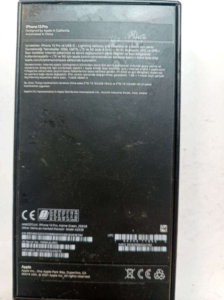 iPhone 13 pro ve airpods kutu - 7
