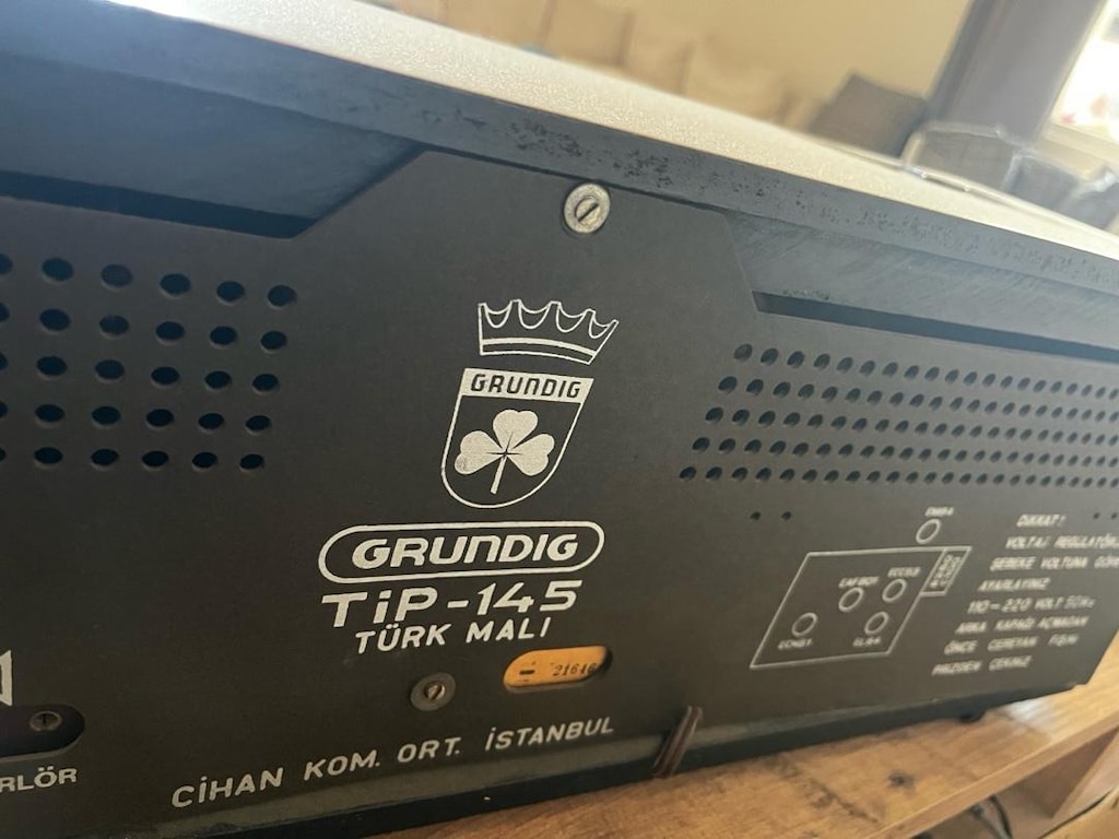 Çalışır Durumda Vintage Grundig Ahşap Kasa Analog Radyo - 3